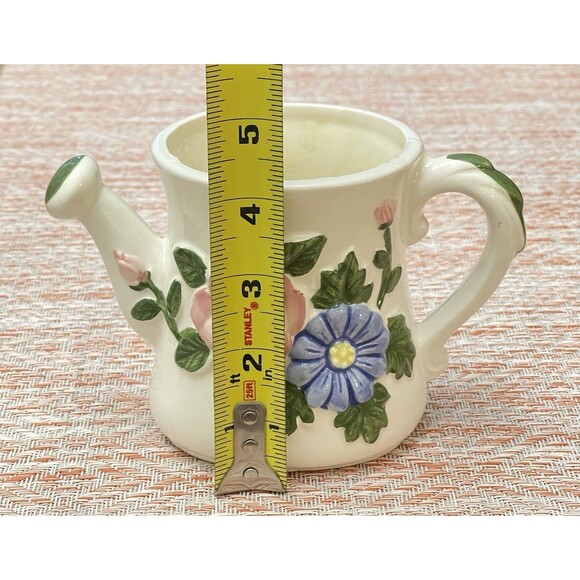 VTG Rubens Originals #2391 Japan Watering Can Vase Planter Flowers Ceramic - Picture 11 of 12